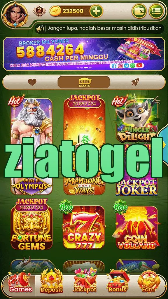 ziatogel Tangkapan Layar - APK Resmi